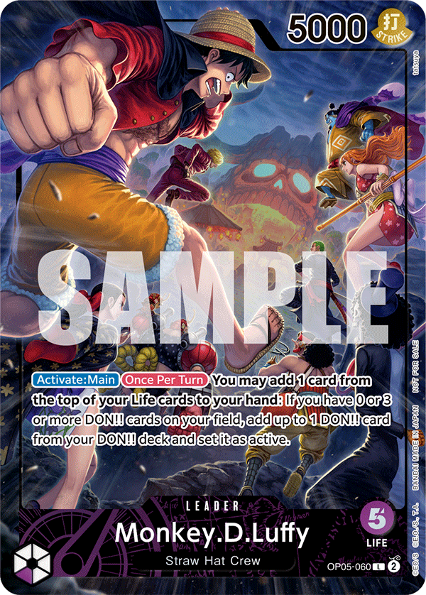 Monkey.D.Luffy One Piece card
