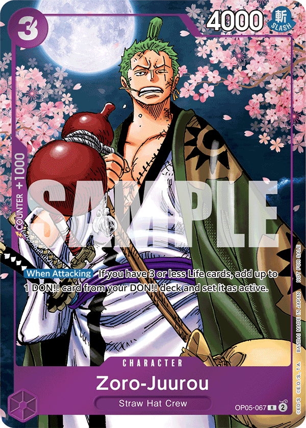 Zoro-Juurou One Piece card