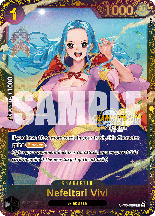 Nefeltari Vivi One Piece card