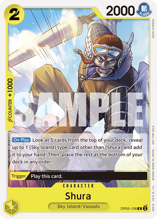 Shura One Piece card