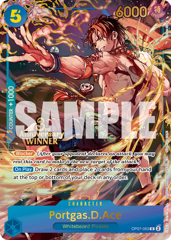 Portgas.D.Ace One Piece card