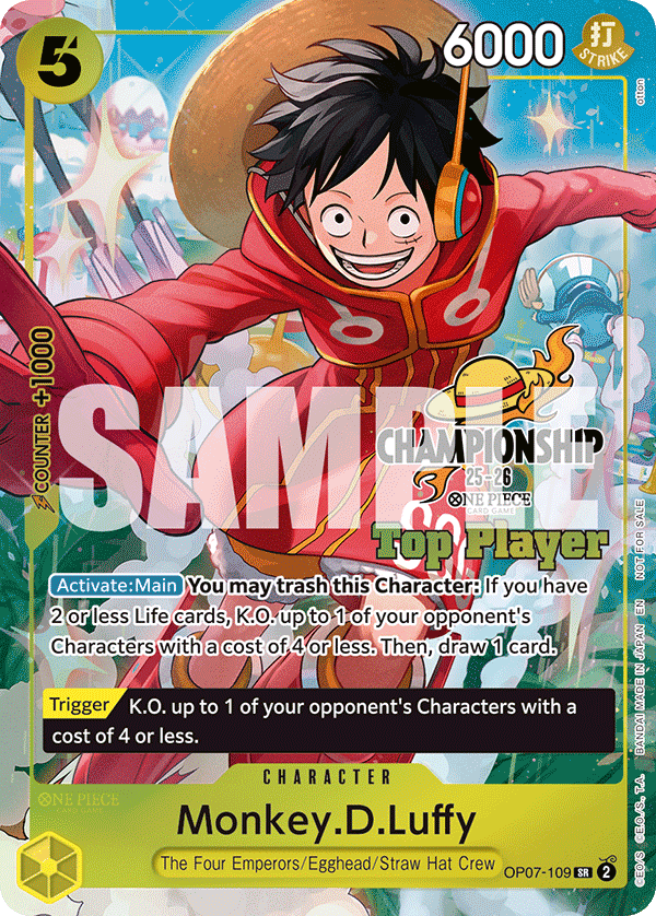 Monkey.D.Luffy One Piece card