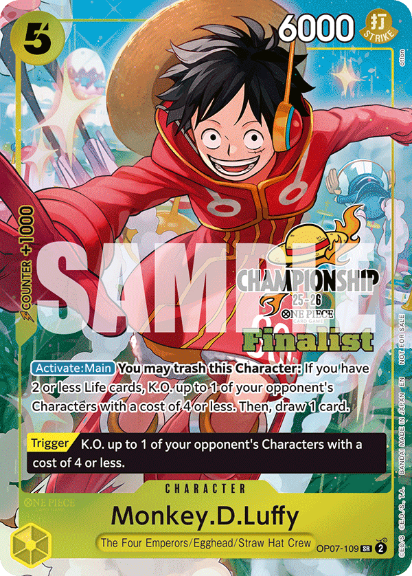 Monkey.D.Luffy One Piece card