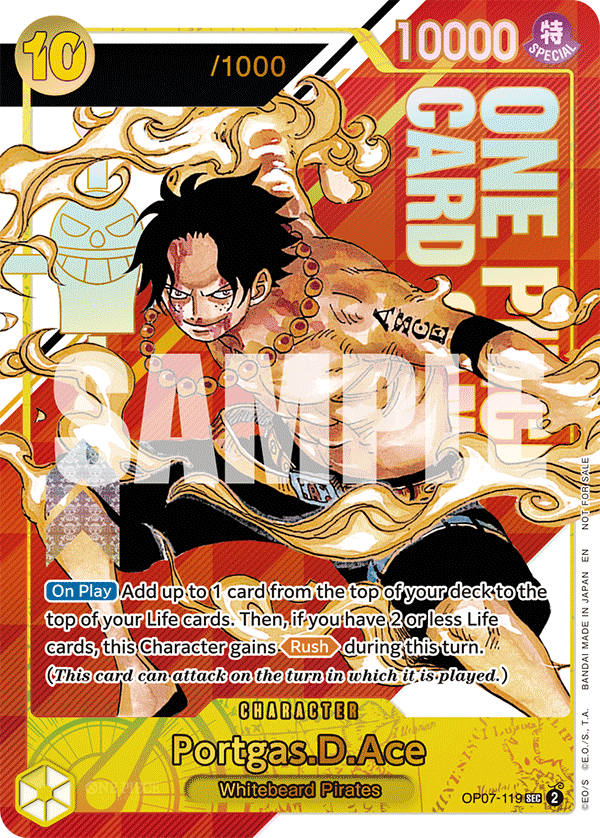 Portgas.D.Ace One Piece card