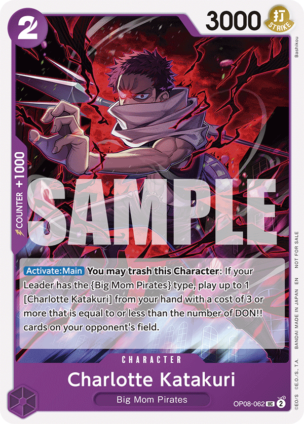 Charlotte Katakuri One Piece card