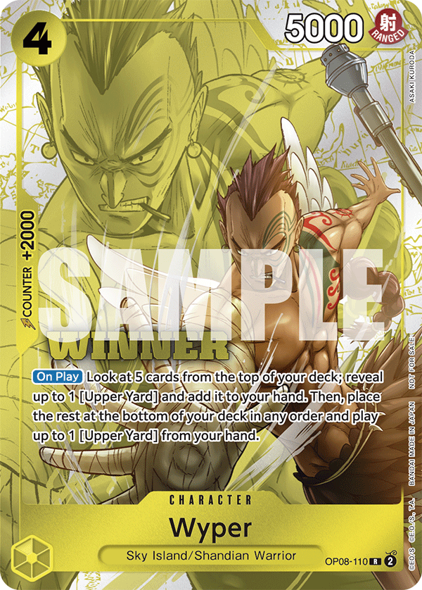 Wyper One Piece card