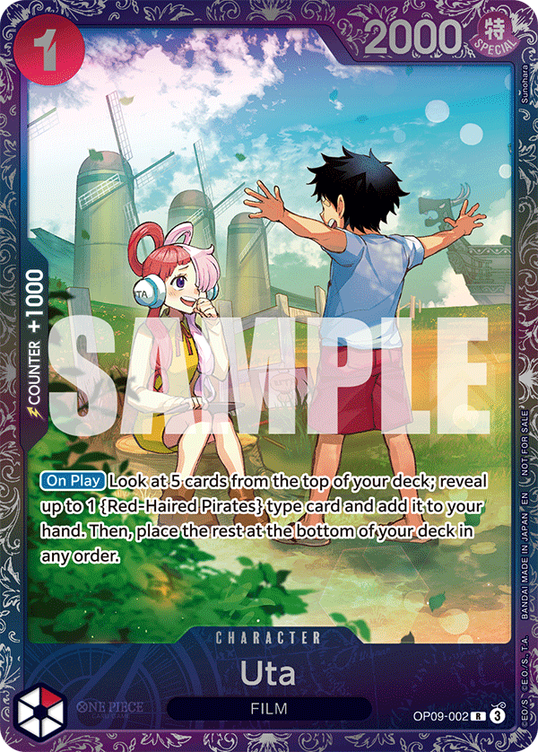 Uta One Piece card