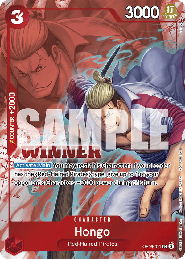 Hongo One Piece card
