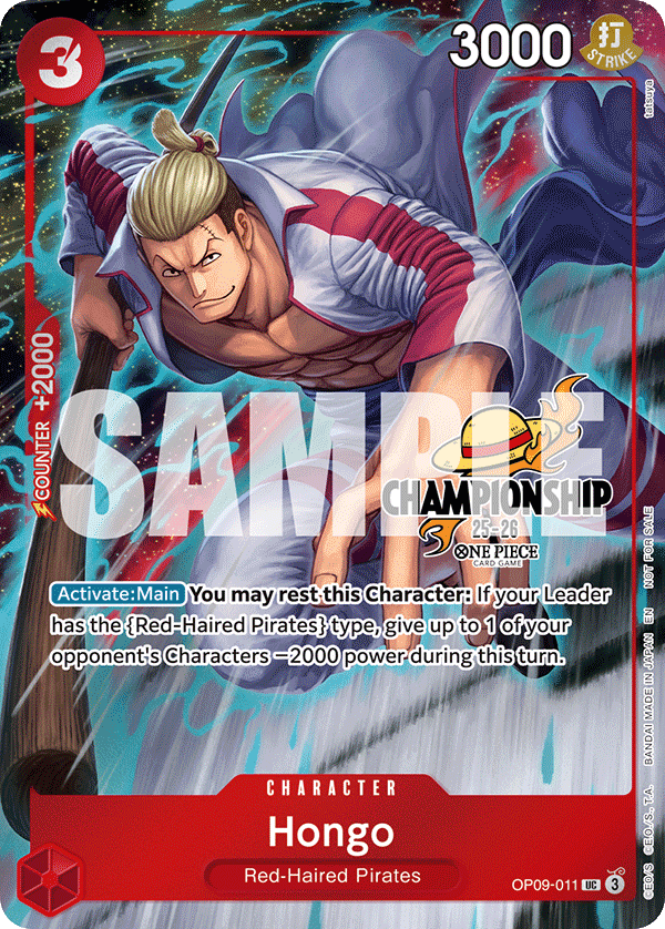 Hongo One Piece card