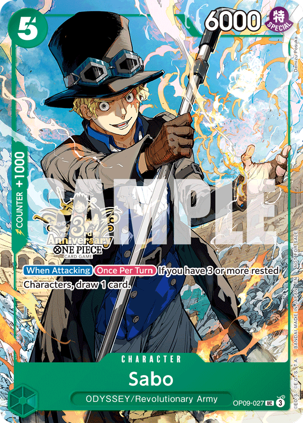Sabo One Piece card