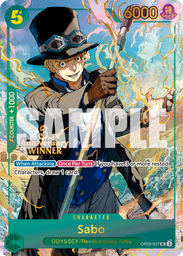 Sabo One Piece card