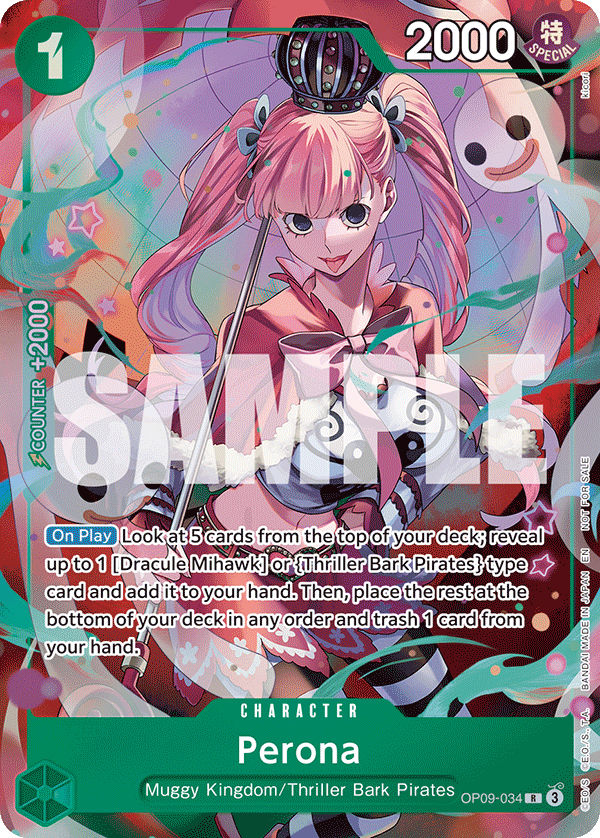 Perona One Piece card