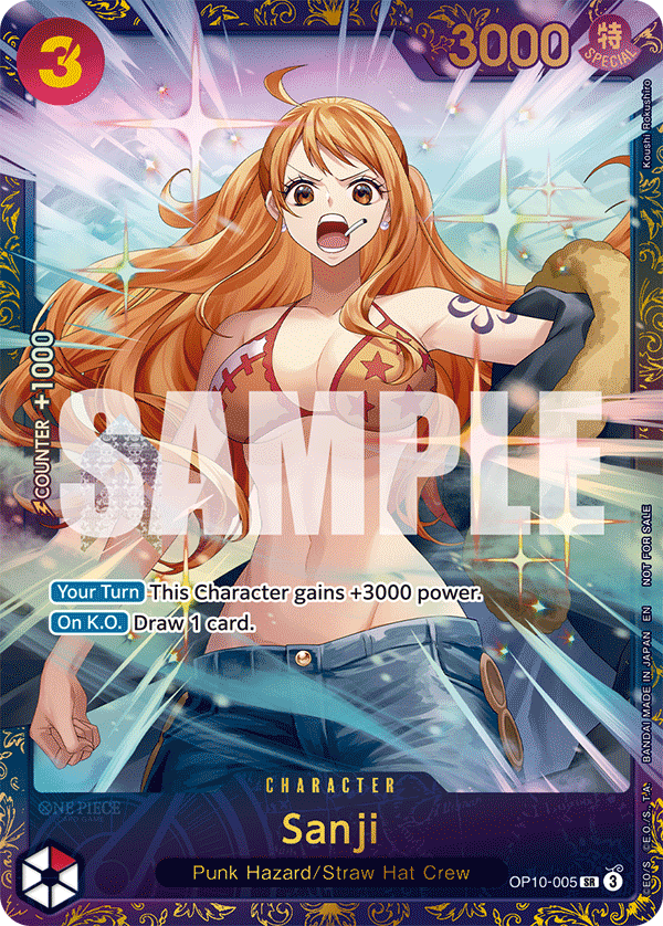 Sanji One Piece card