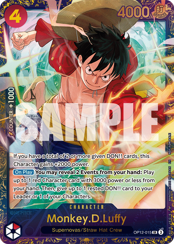 Monkey.D.Luffy One Piece card