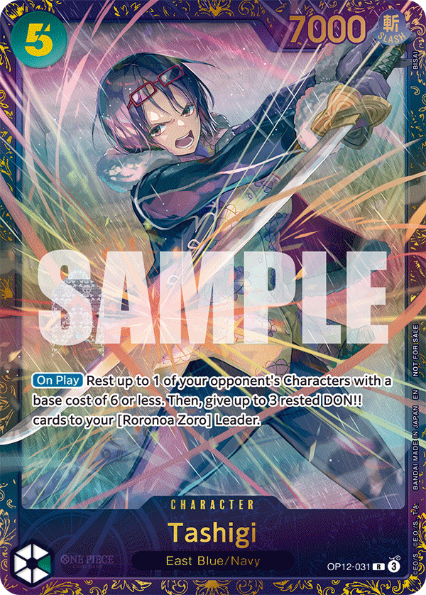Tashigi One Piece card