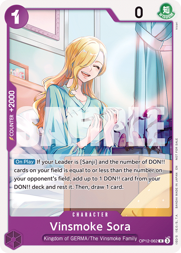 Vinsmoke Sora One Piece card