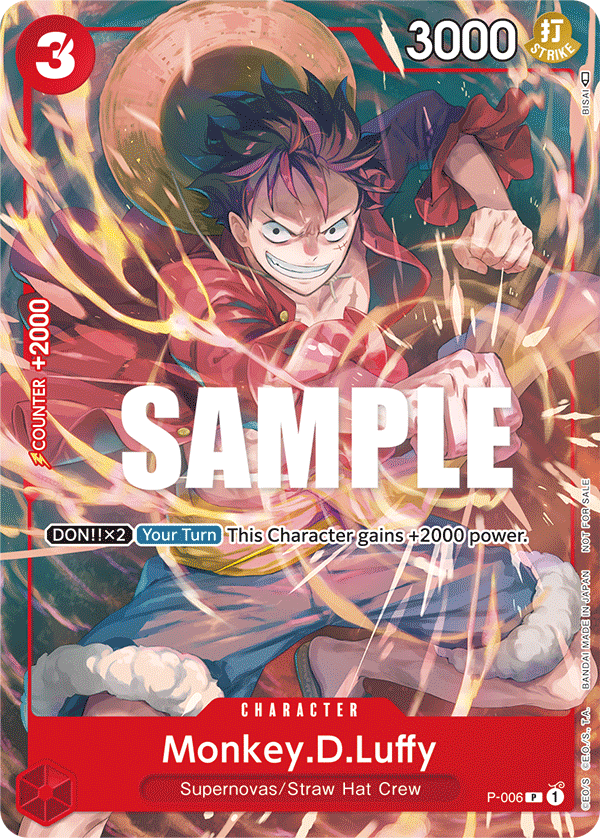 Monkey.D.Luffy One Piece card