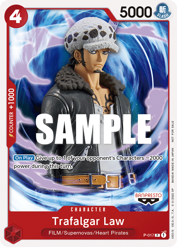 Trafalgar Law One Piece card
