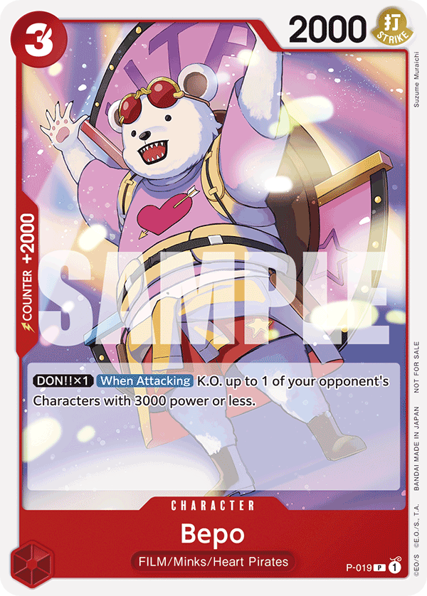 Bepo One Piece card