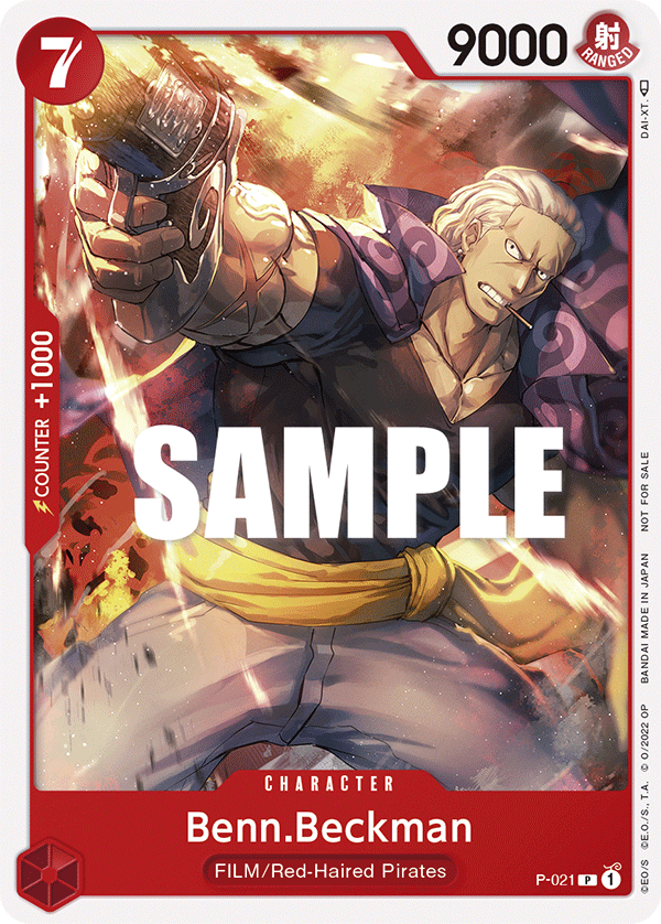 Benn.Beckman One Piece card