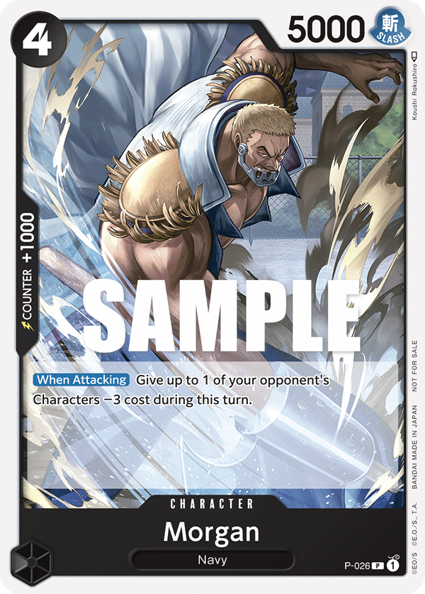 Morgan One Piece card