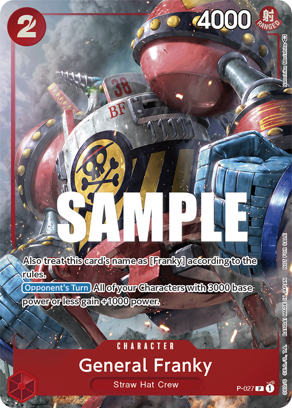 General Franky One Piece card