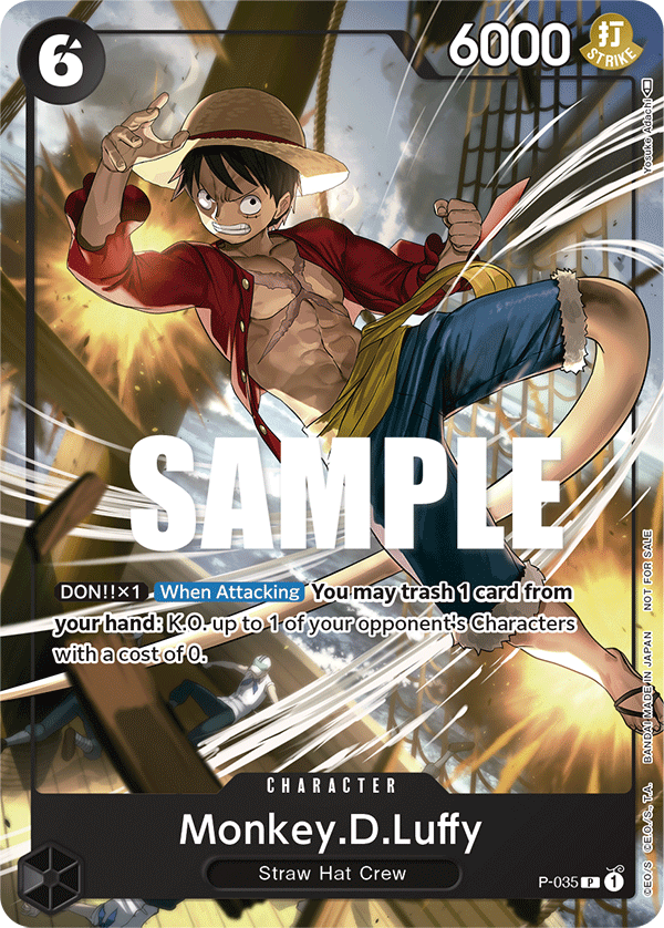 Monkey.D.Luffy One Piece card