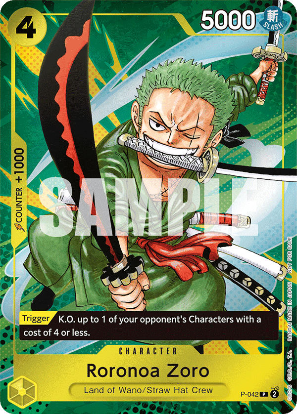 Roronoa Zoro One Piece card