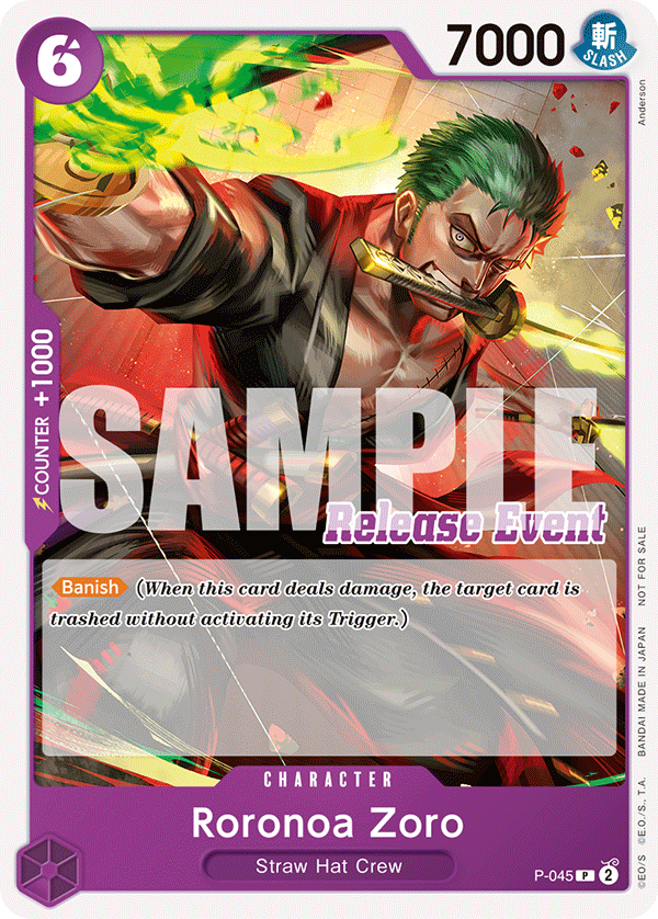 Roronoa Zoro One Piece card
