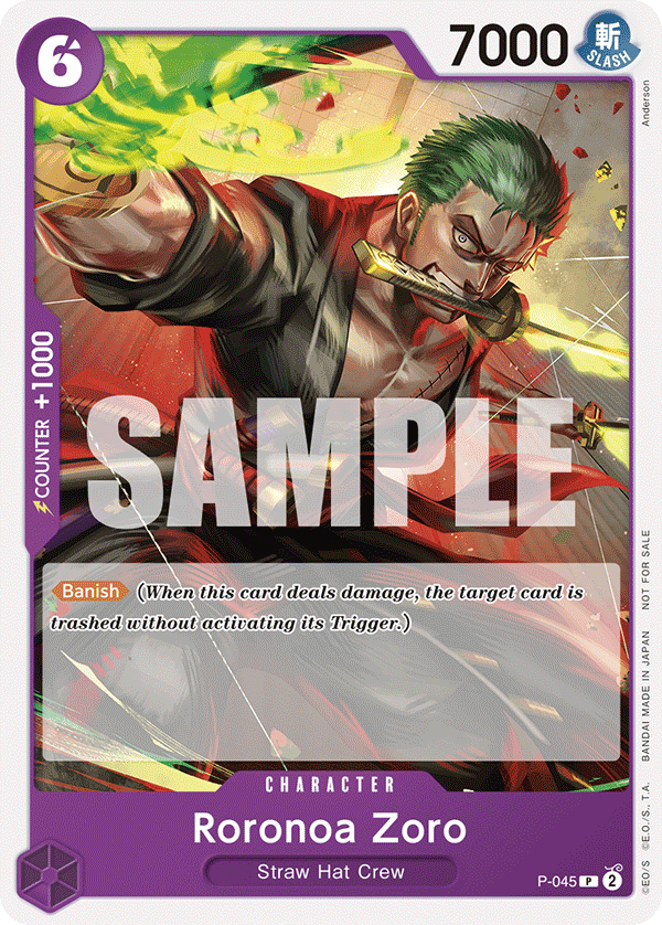Roronoa Zoro One Piece card