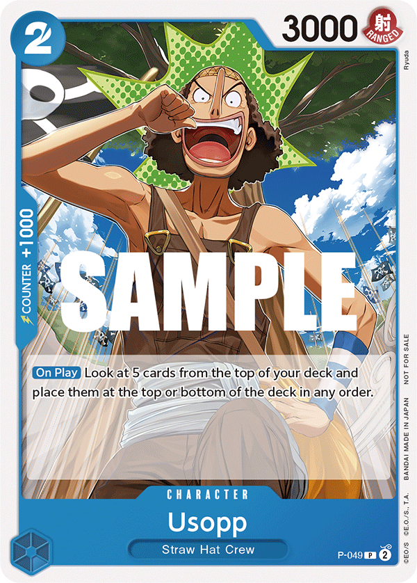 Usopp One Piece card