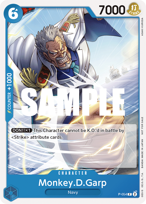 Monkey.D.Garp One Piece card