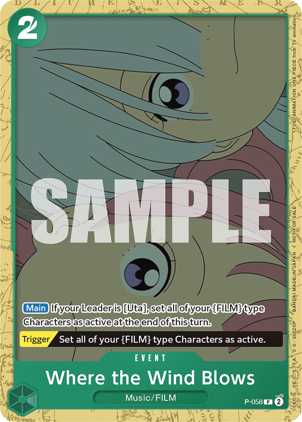 Where the Wind Blows One Piece card