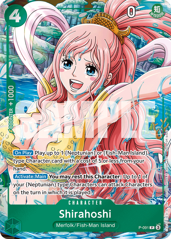Shirahoshi One Piece card