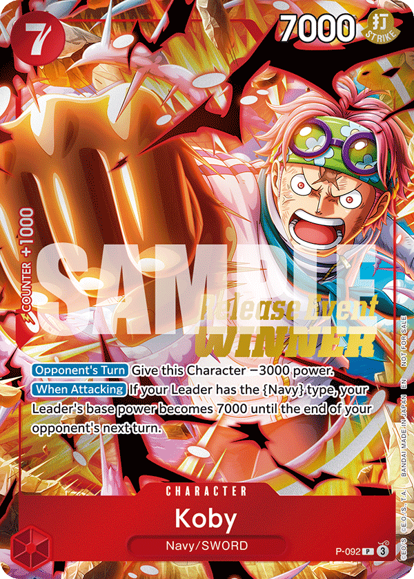 Koby One Piece card