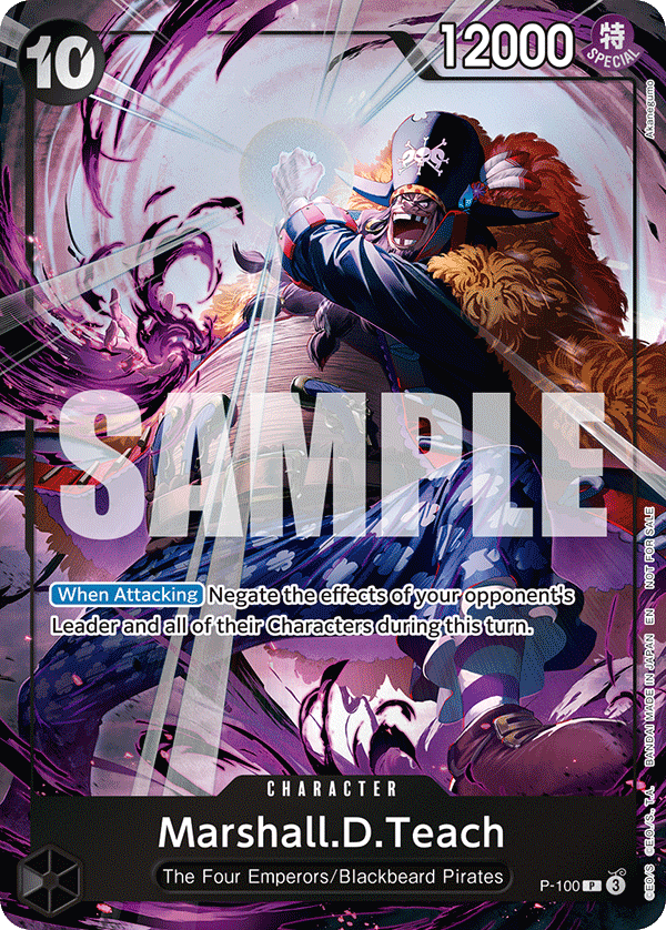 Marshall.D.Teach One Piece card