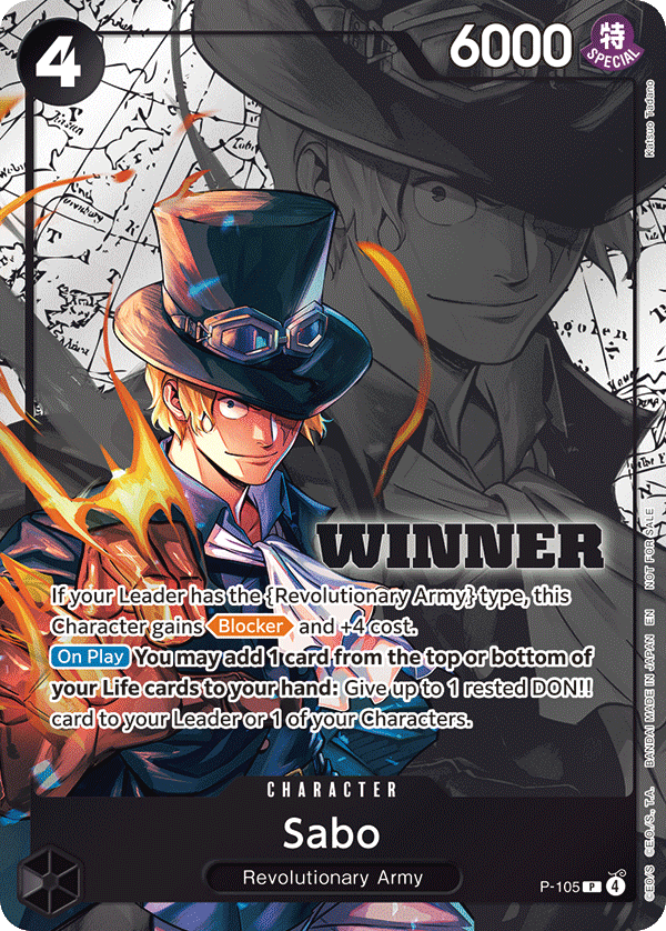 Sabo One Piece card