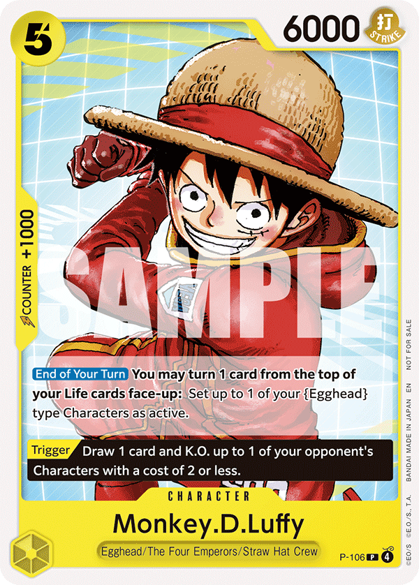 Monkey.D.Luffy One Piece card