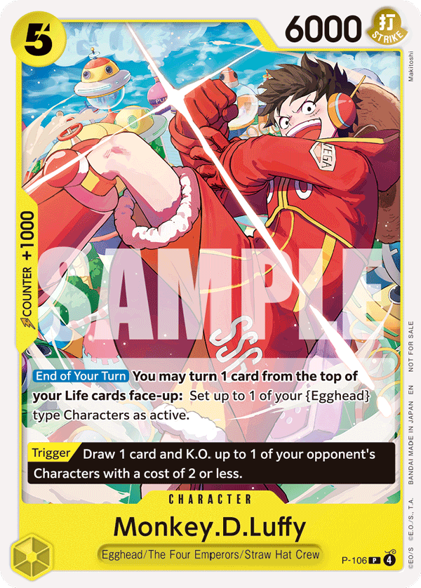 Monkey.D.Luffy One Piece card