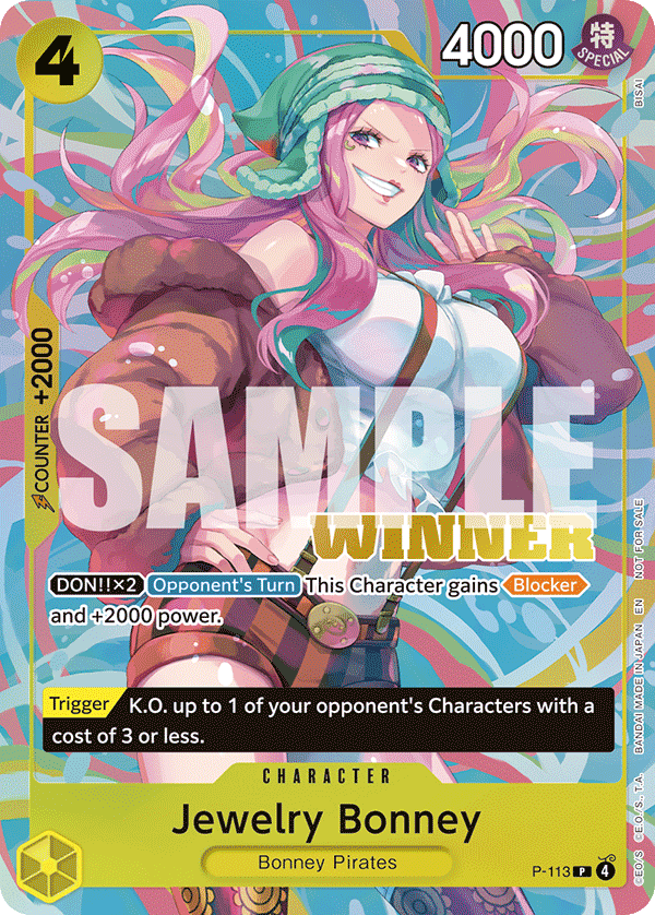 Jewelry Bonney One Piece card