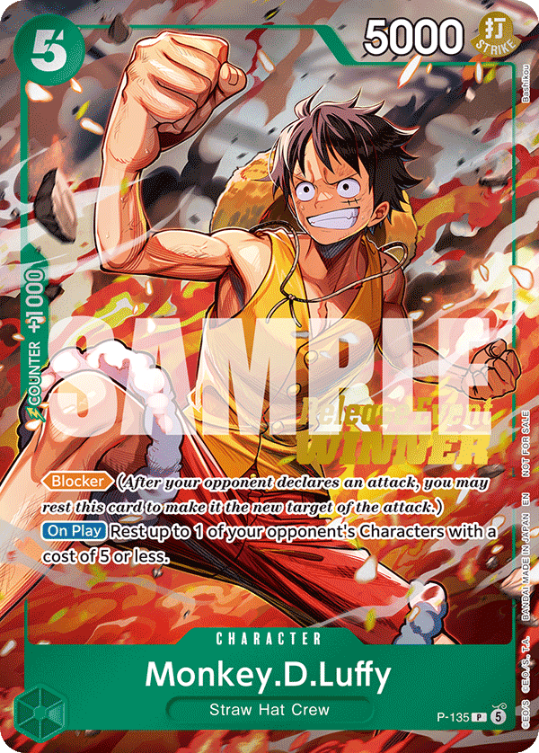Monkey.D.Luffy One Piece card