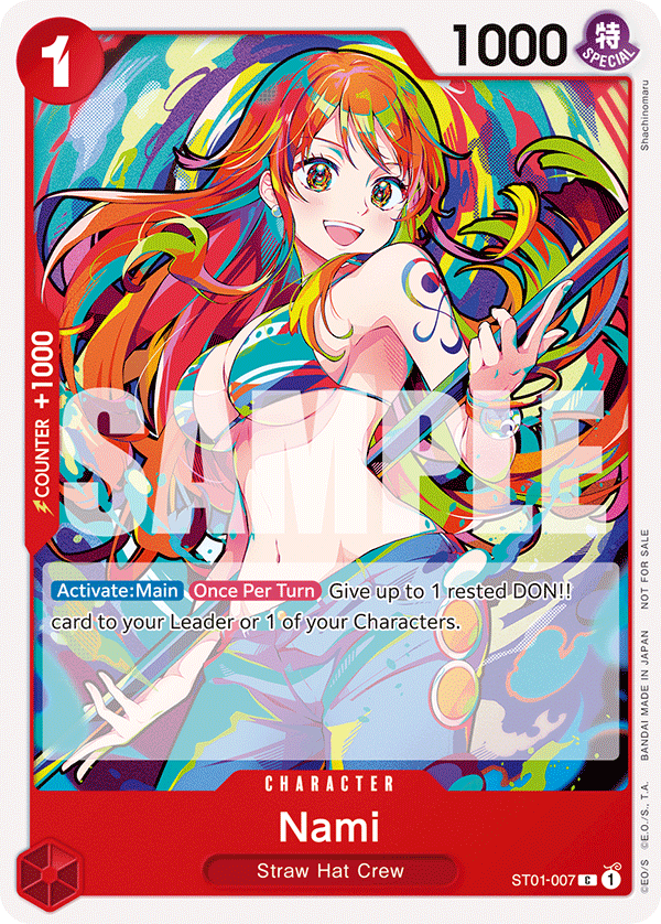 Nami One Piece card