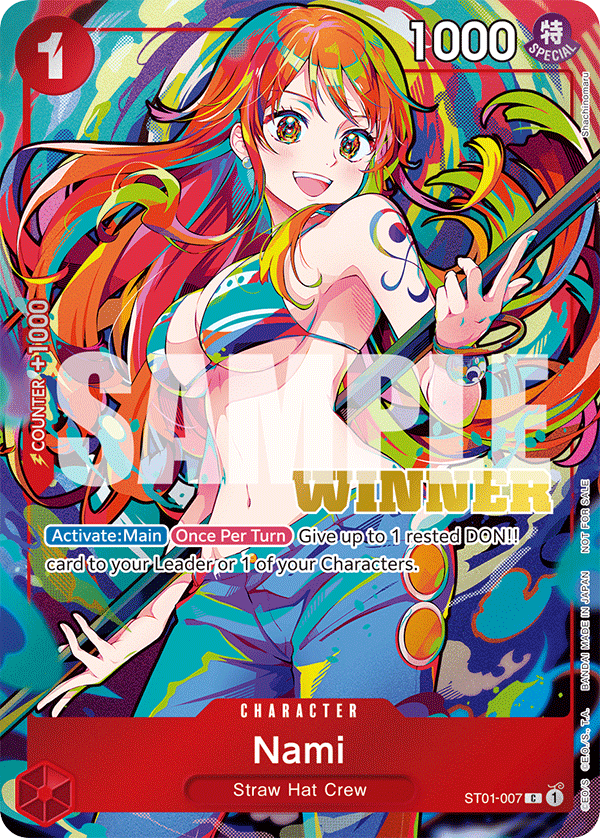 Nami One Piece card