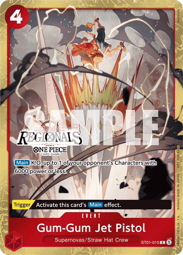 Gum-Gum Jet Pistol One Piece card