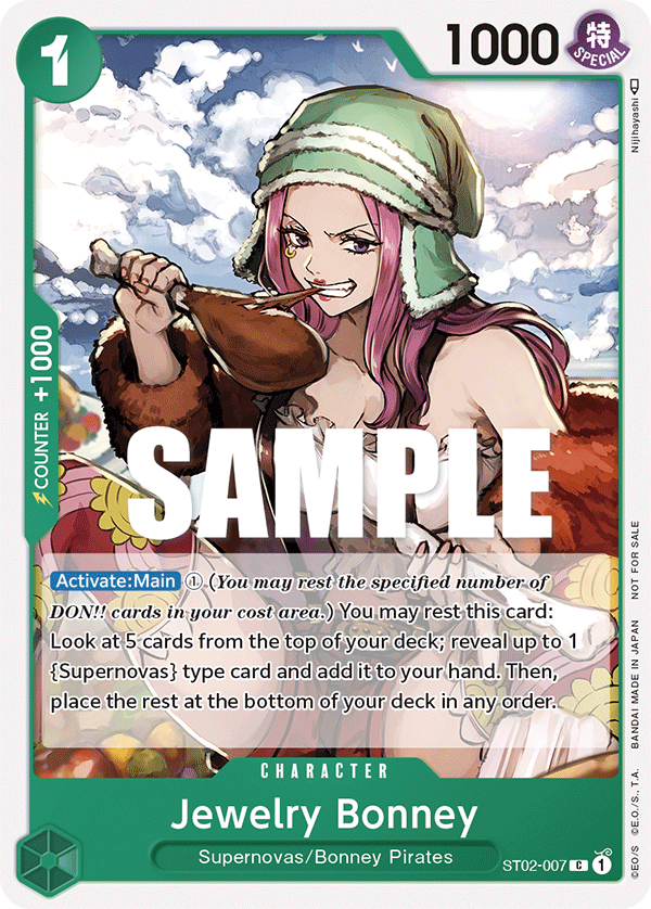 Jewelry Bonney One Piece card