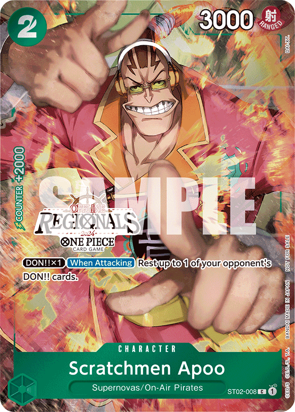 Scratchmen Apoo One Piece card
