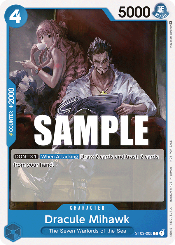Dracule Mihawk One Piece card