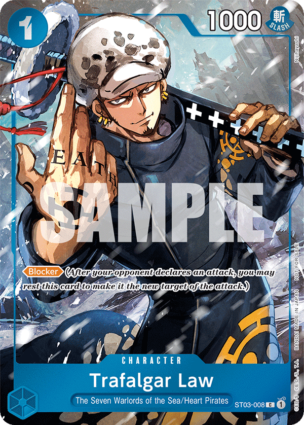 Trafalgar Law One Piece card