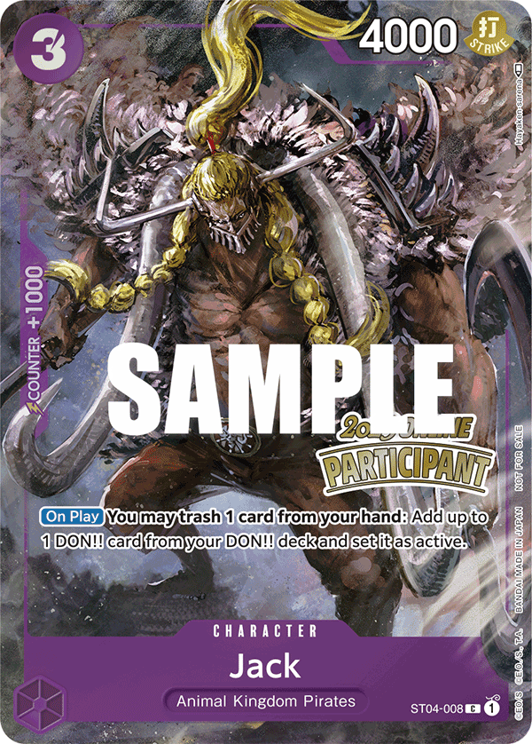 Jack One Piece card