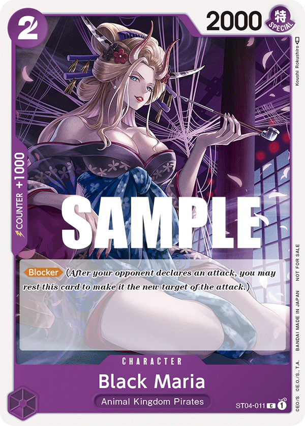 Black Maria One Piece card